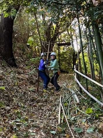 自然の中で思いっきり体を動かそう！森の整備作業体験参加者募集中！