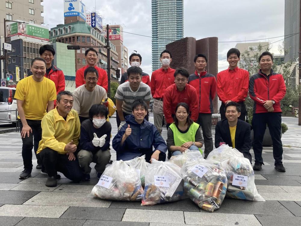 第200回神戸三宮掃除に学ぶ会　月一回平日出勤前に朝活で三宮駅周辺のゴミ拾いしませんか？