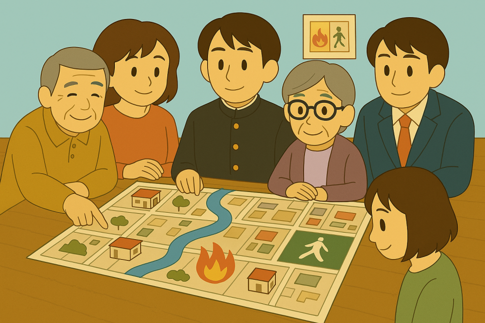灘区成徳地区にお住まいの皆さん対象「地区防災計画」作成ワークショップ