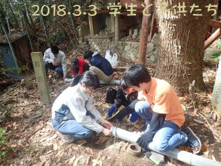 森の音楽会の椅子づくり＆バンブーグリーンハウス作成
